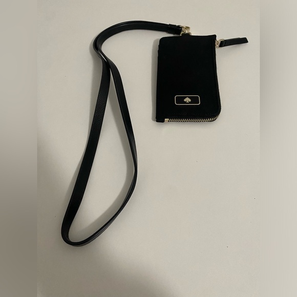 Kate Spade Dawn black card case lanyard NWT - Picture 4 of 4